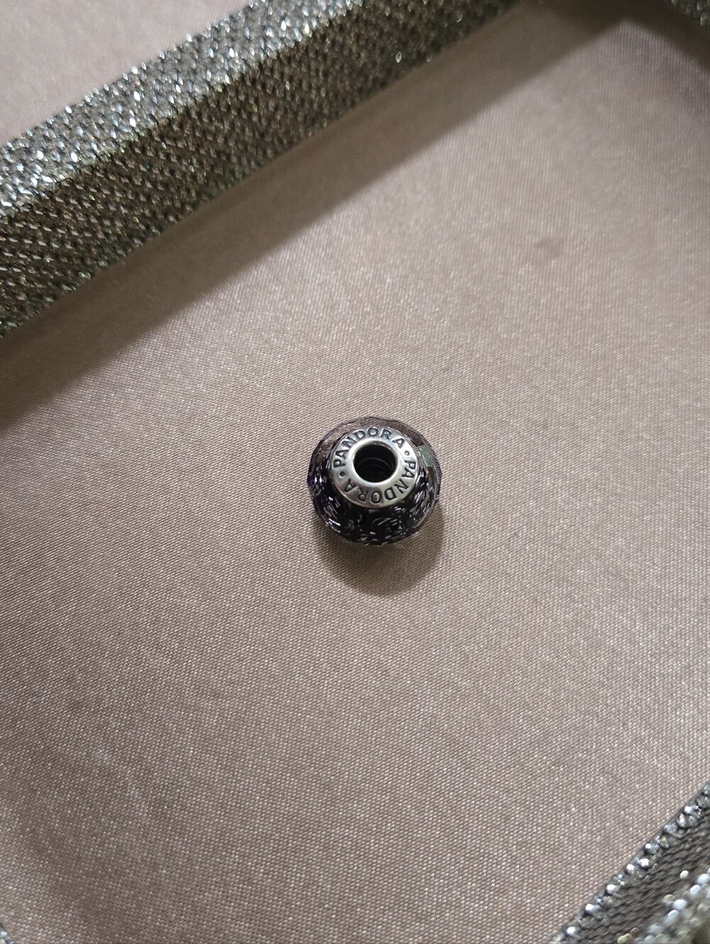 Pandora Fascinating Shimmer Purple Murano Glass Charm - Picture 4 of 6